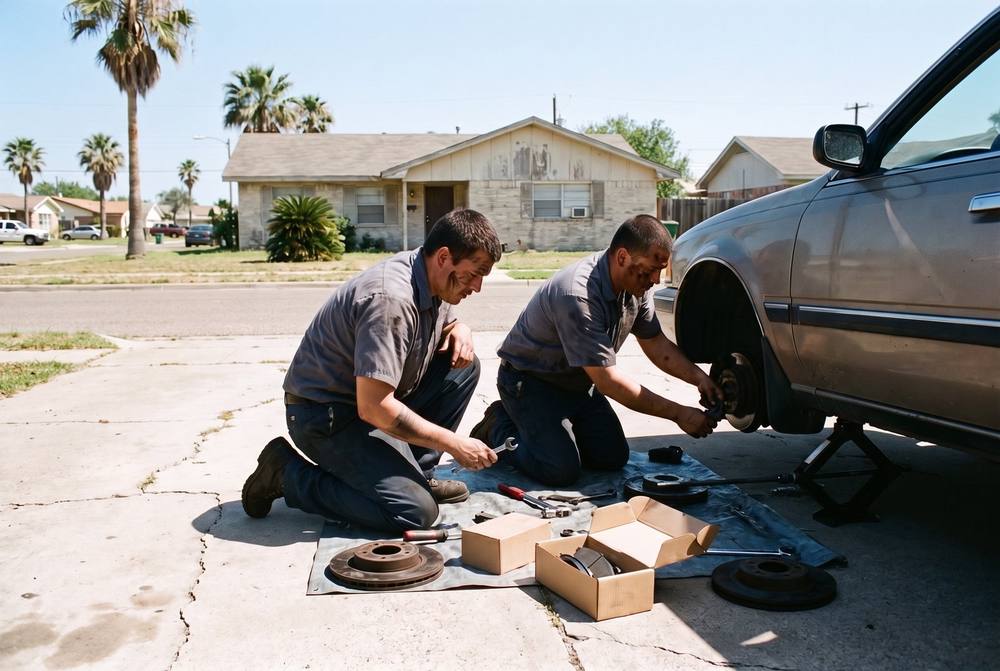 Brake pads replacement